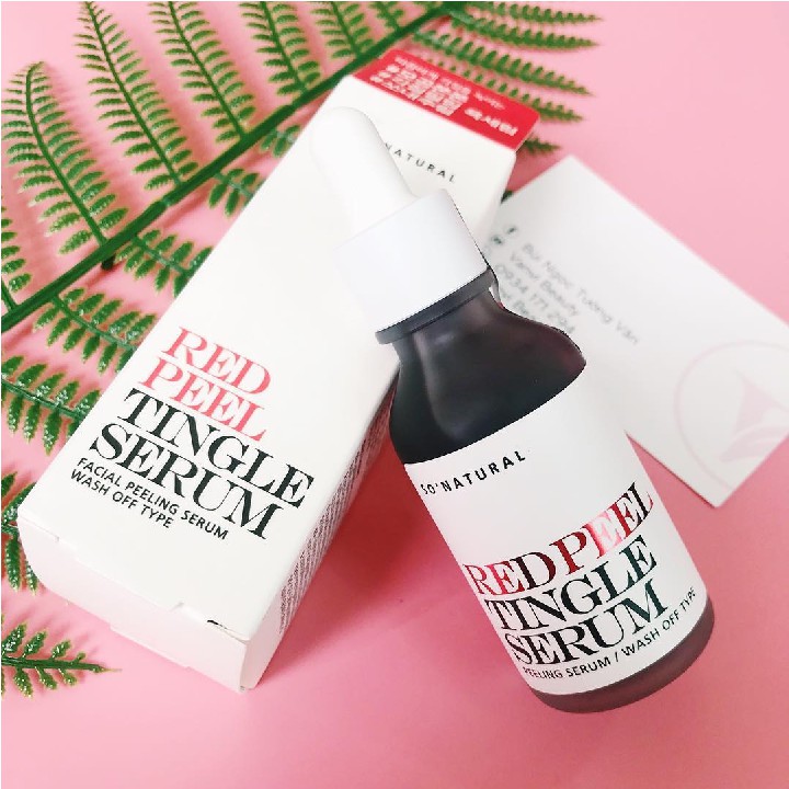 RED PEEL TINGE SERUM SONATURAL - Serum Peel Da Sinh Học Thế Hệ Mới