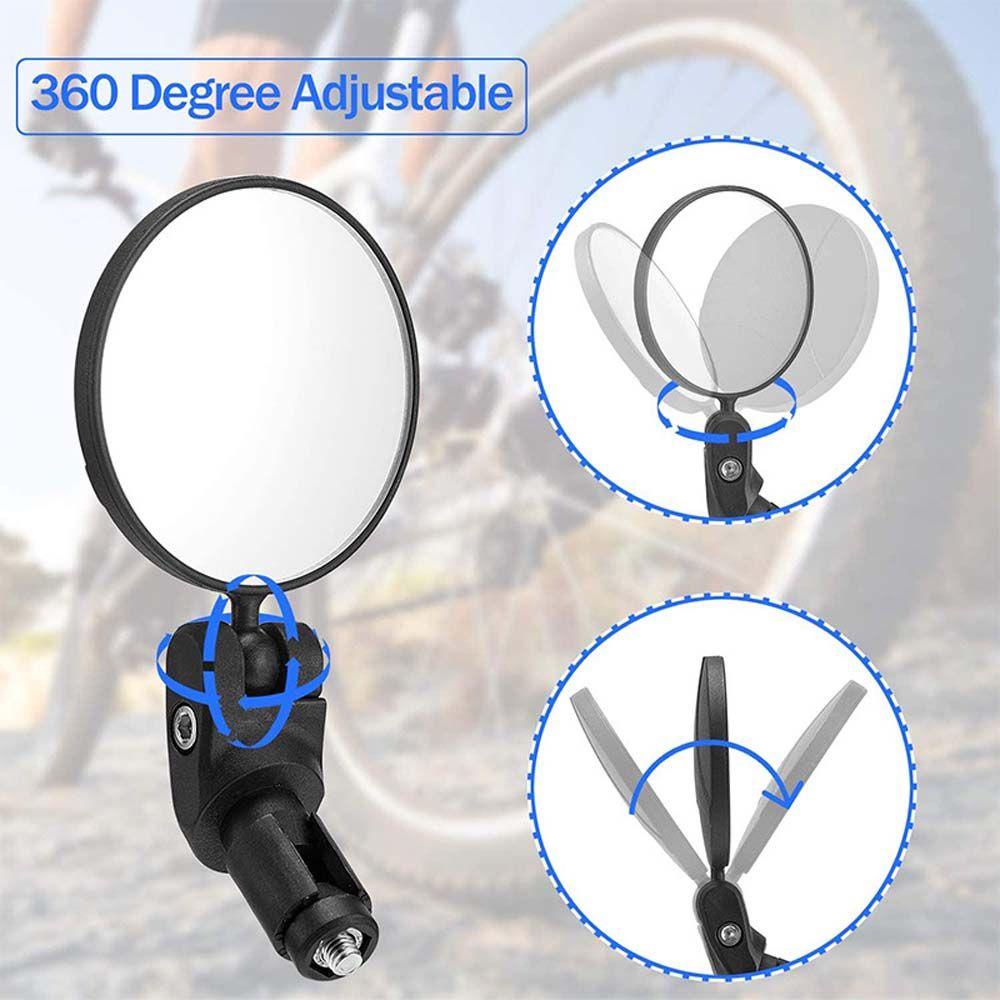 Gương Chiếu Hậu Tròn Xoay 360 Độ Gắn Tay Lái Xe Đạp TAYLOR1