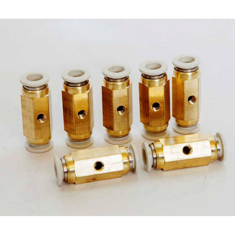 Bộ béc đồng phun sương số 1,2,3 kèm đế nối ống 8mm