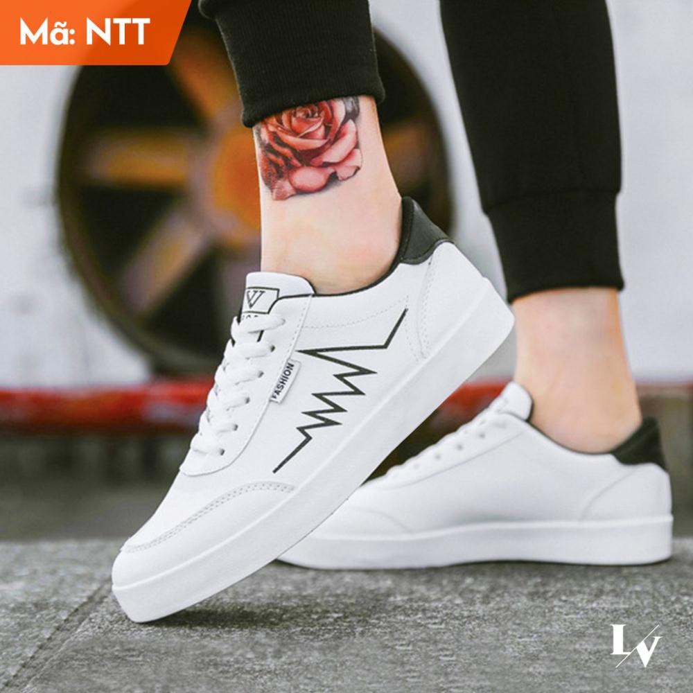 Giày thể thao nam sneaker, giày thời trang nam trẻ trung, dễ phối đồ