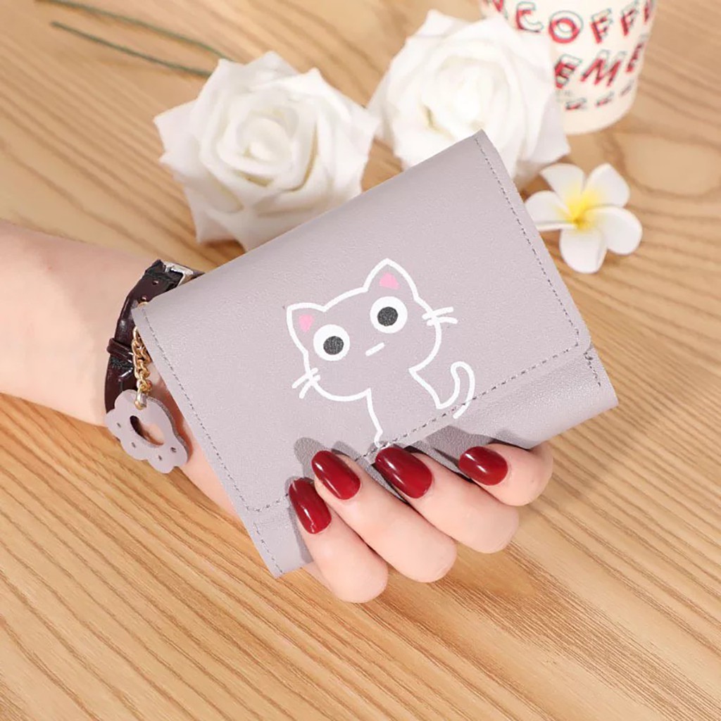Ví nữ mini ngắn cầm tay đẹp nhỏ gọn bỏ túi thời trang giá rẻ VN69