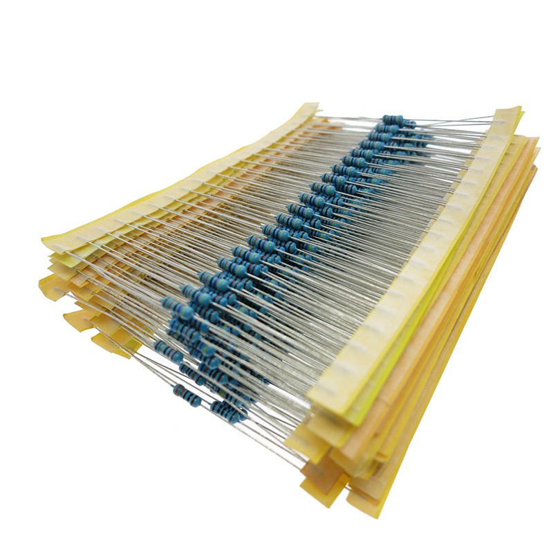 Set 600 điện trở màng kim loại 30 loại 1% 1/4W với mỗi 20 chiếc có 30 giá trị