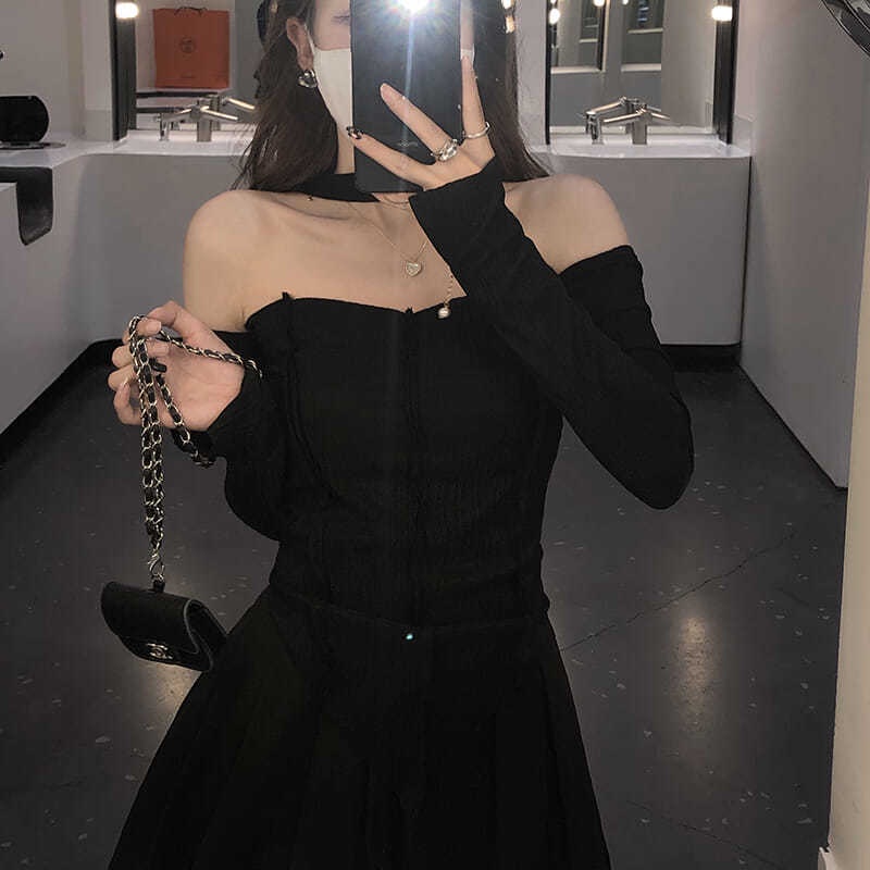 Áo Thun Một Mảnh/Chân Váy Lưng Cao Phong Cách Mới Mùa Hè Gợi Cảm Cho Nữ