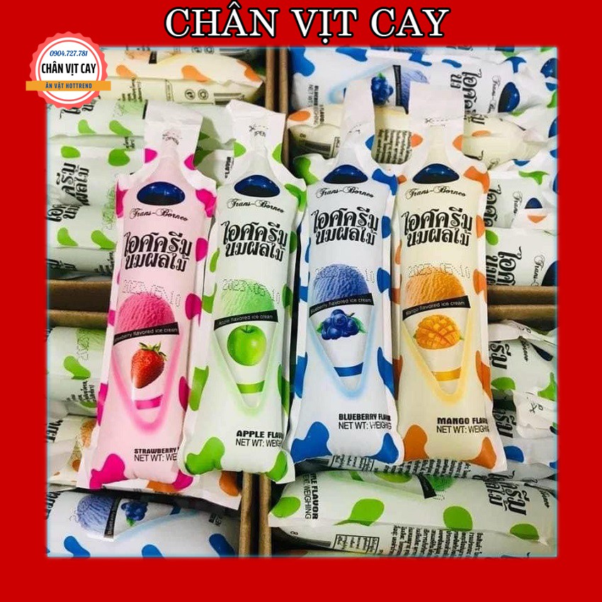 Kem sữa chua ❤️ Kem trái cây loại I siêu to, mát lạnh giải nhiệt mùa hè thơm ngon bổ dưỡng