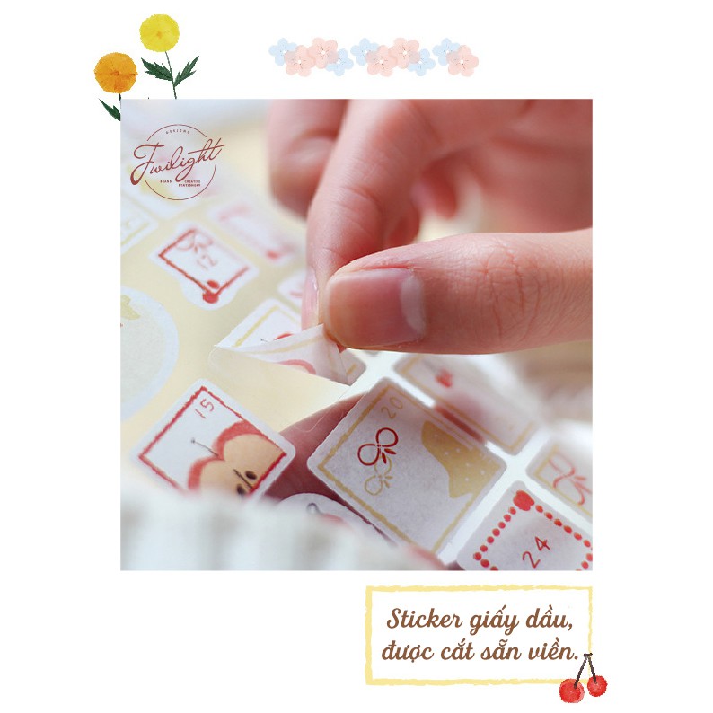 STICKER NGÀY THÁNG CHỦ ĐỀ NHẬT BẢN | MST262