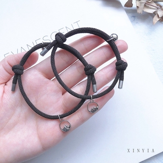 Set 2 vòng tay dây bện thời trang cho cặp đôi