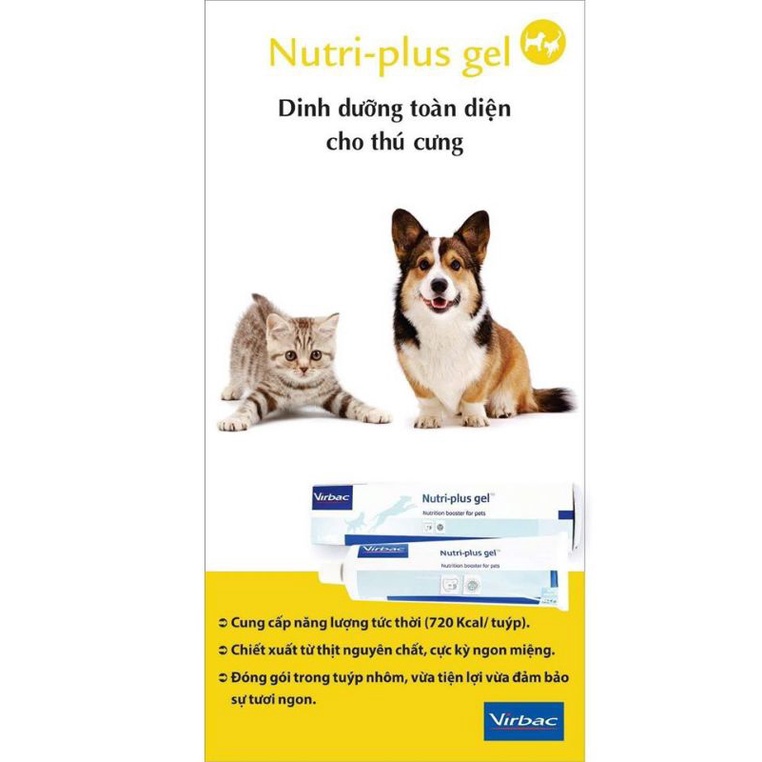 Nutri Plus Gel - Gel dinh dưỡng cho chó mèo