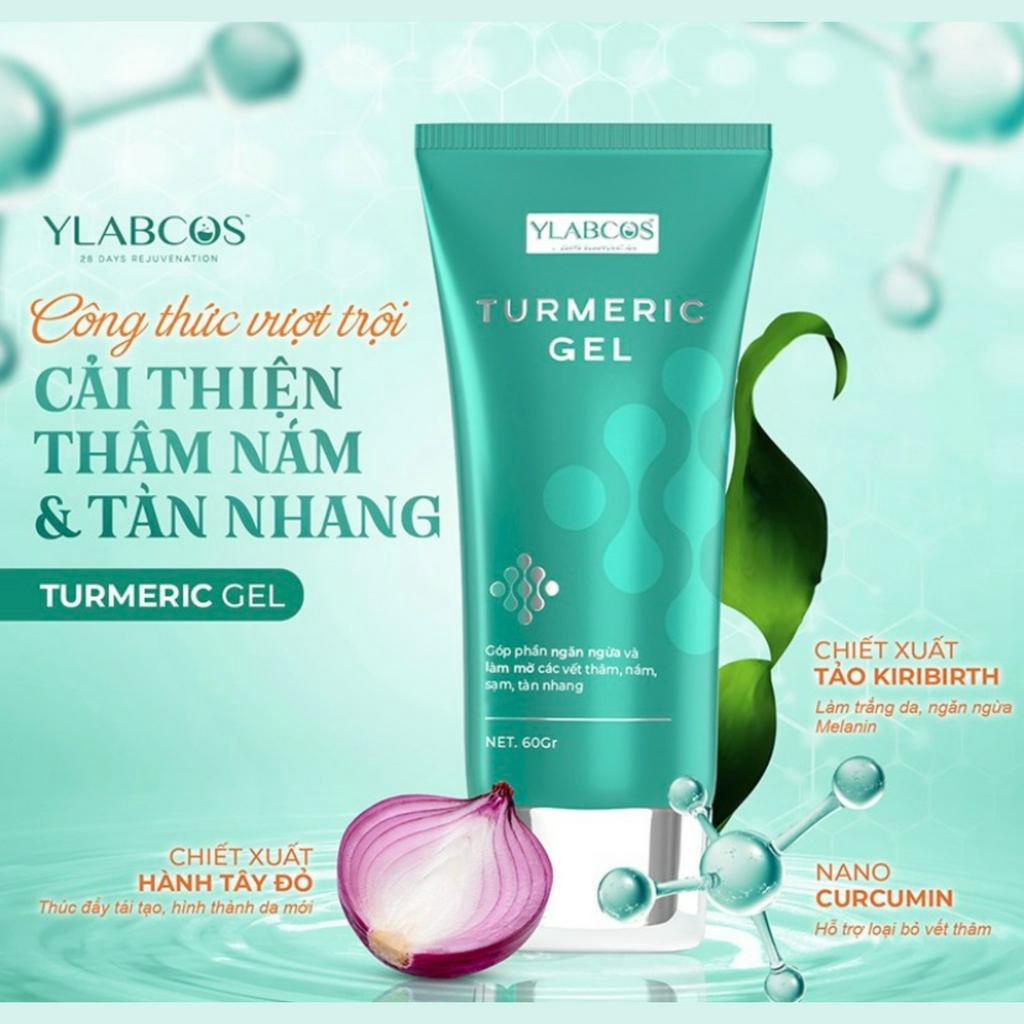 Gel nám Dr Lacir, gel nám Turmeric gel ngừa nám, mờ thâm sạm, tàn nhang, cho da tươi sáng, khỏe mạnh 60g
