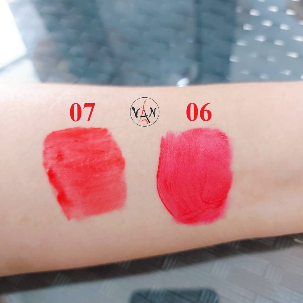 [ Bourjois Pháp ]  Son kem lì dưỡng bourjois souffle de velvet màu 06 và 07 - Hàng có vỉ