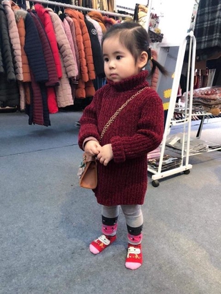 Áo len tuyết phom nhỡ