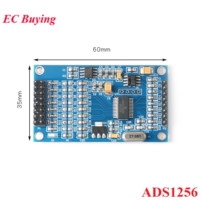 Mô Đun Ads1256 24Bit 8 Kênh Adc Ads1256Idb Adc 5V Spi Chất Lượng Cao