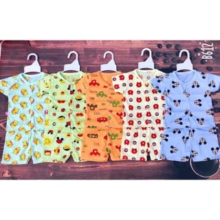 Combo 25  bộ cộc tay cotton