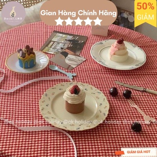 Khăn trải bàn kẻ caro đỏ Hàn Quốc vintage,Khăn dã ngoại picnic, Phông Nền Chụp Ảnh Trang Trí Bàn Học