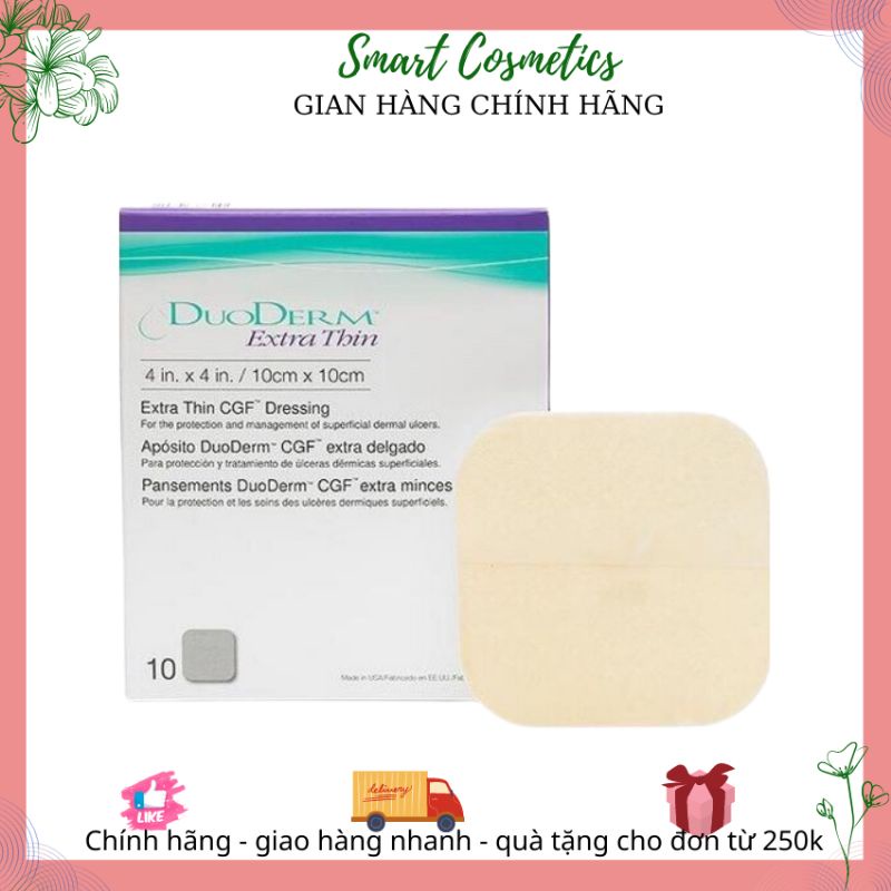 Miếng dán mụn Duoderm extra thin, chăm sóc da khỏi lo mụn mủ
