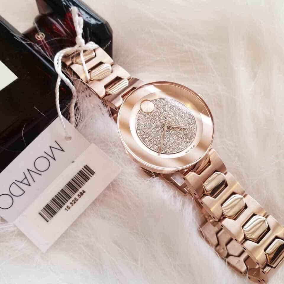 Đồng Hồ Nữ Movado Bold Crystal Pave 3600493
