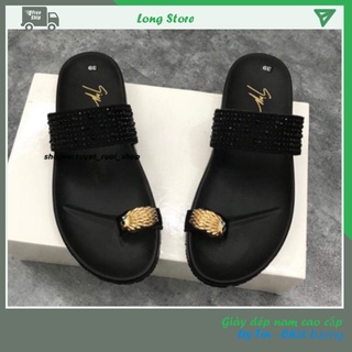 Dép nam Sandal xỏ ngón đính đá siêu cấp
