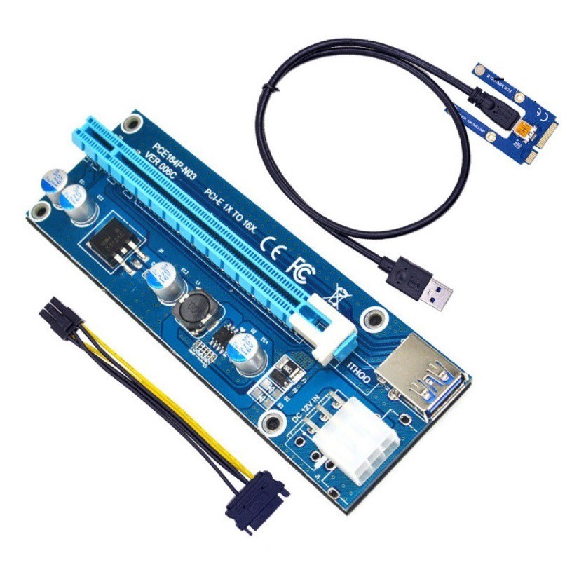 Riser Mini PCIE to PCIE 16x Lắp VGA rời cho Laptop (EGPU) | BigBuy360 - bigbuy360.vn