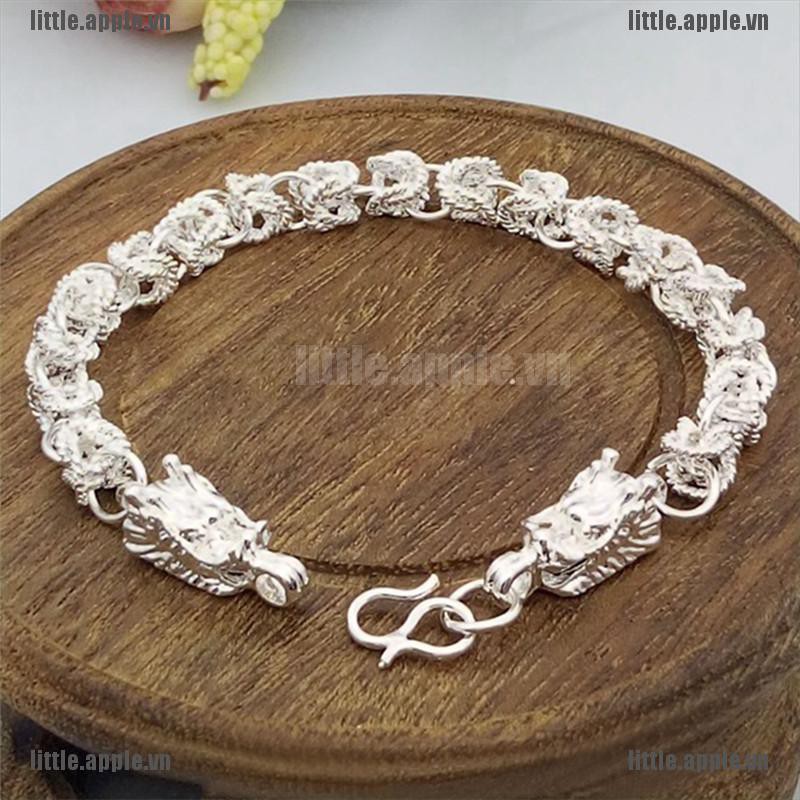 Vòng Tay Mạ Bạc Hình Rồng Thời Trang
