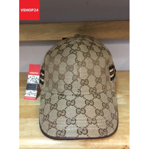 NÓN KẾT GUCCI SỌC NGANG NHỎ MÀU BE 113 (CODE: MGC113)