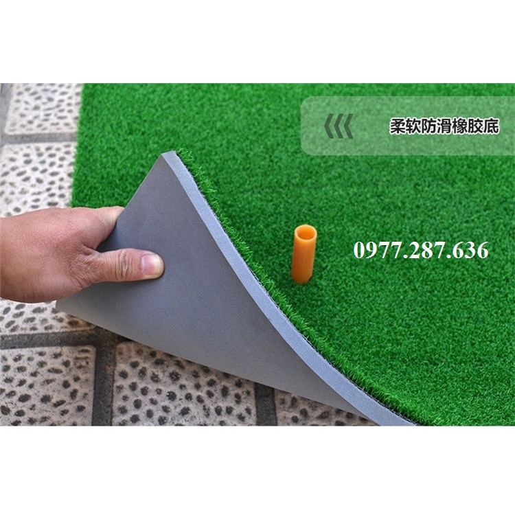 Thảm tập swing golf 2D trong nhà ngoài trời di động mini chất liệu cao su đàn hồi cực tốt TT015