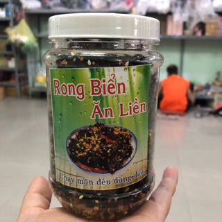 HỦ 50gr RONG BIỂN KHÔ CHÁY TỎI THƠM NGON