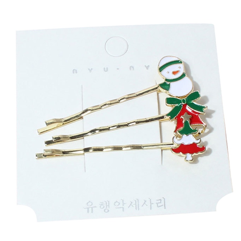 Kẹp Tóc Hợp Kim Hình Cây Thông Noel