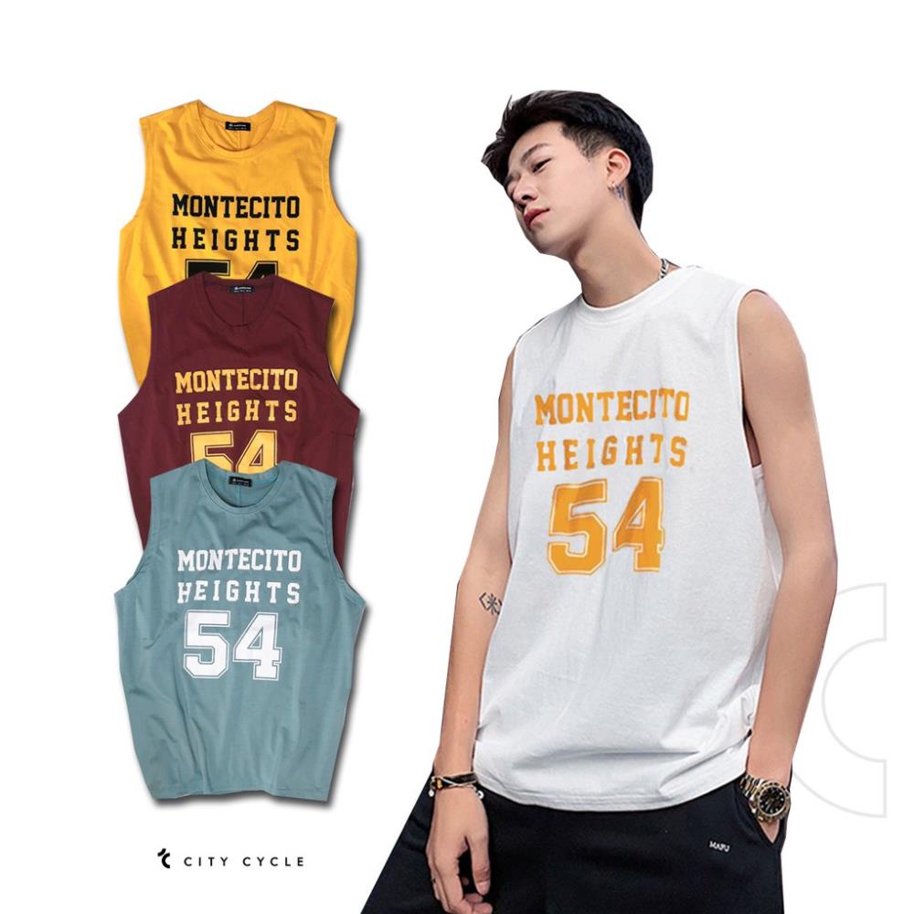 Áo ba lỗ nam nữ Tanktop 54 City Cycle - Áo tanktop sát nách Unisex form rộng Local Brand ❕
