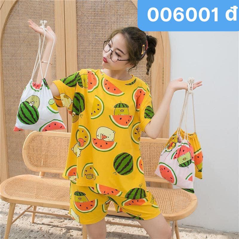 set đồ mặc nhà siêu cute, chất vải cực mát và đường chỉ chắc chắn của thợ lâu năm!