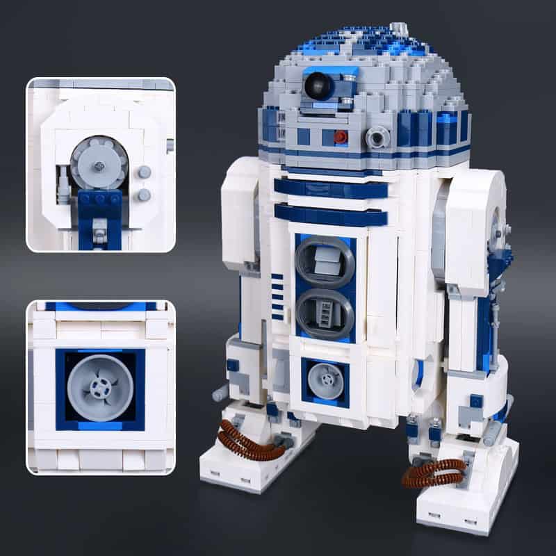 Lego 10255 Star wars - Lepin 05043 ( Xếp Hình Rô Bốt R2-D2 2127 khối )