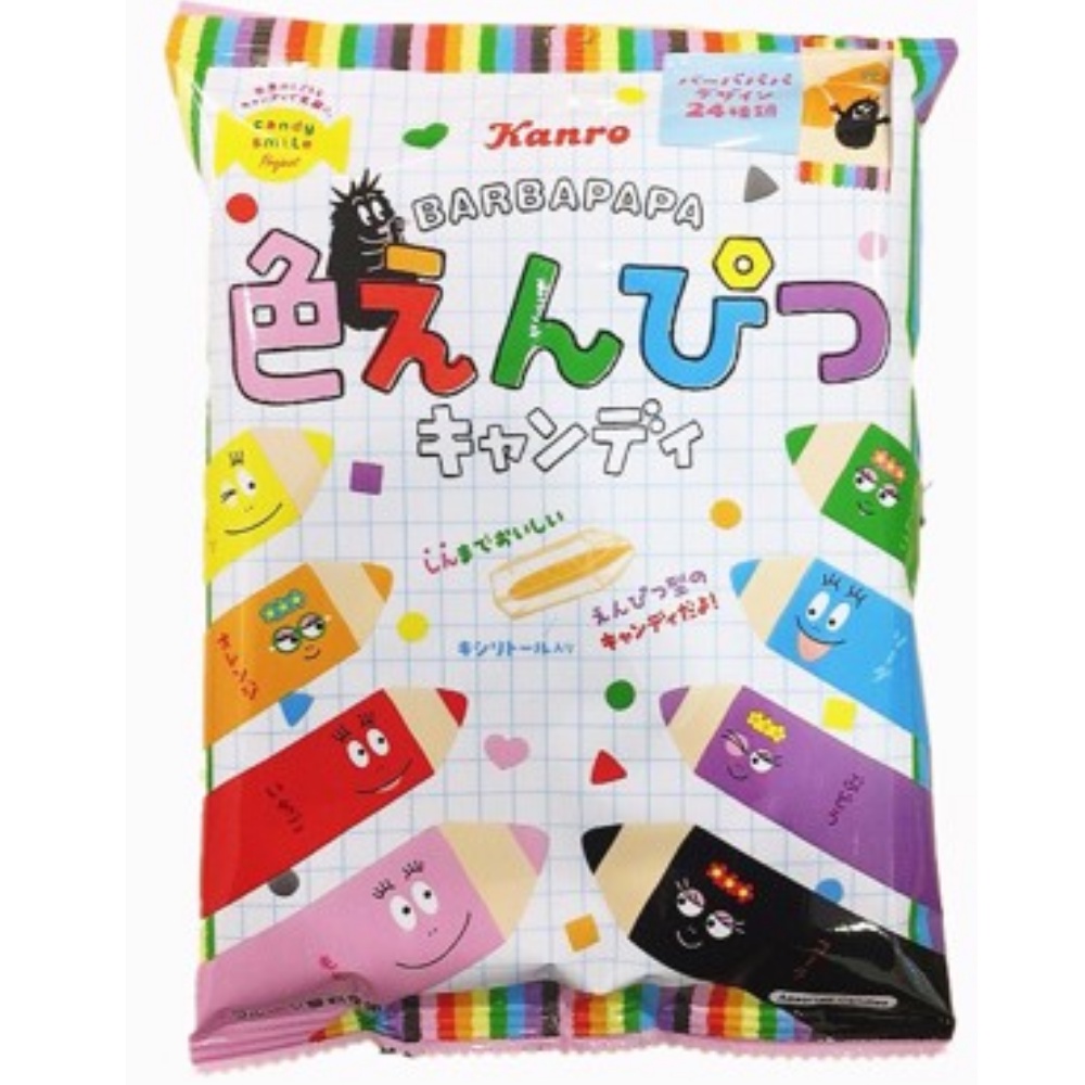 Kẹo Bút Chì Nhiều Màu Kanro 80g Nhật Bản Cho Bé