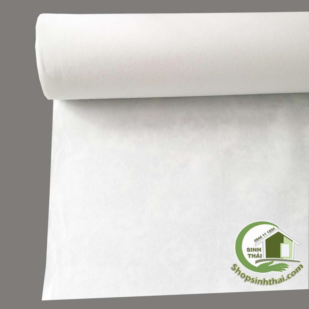 Thảm nỉ lót trải sàn màu trắng - 1m²