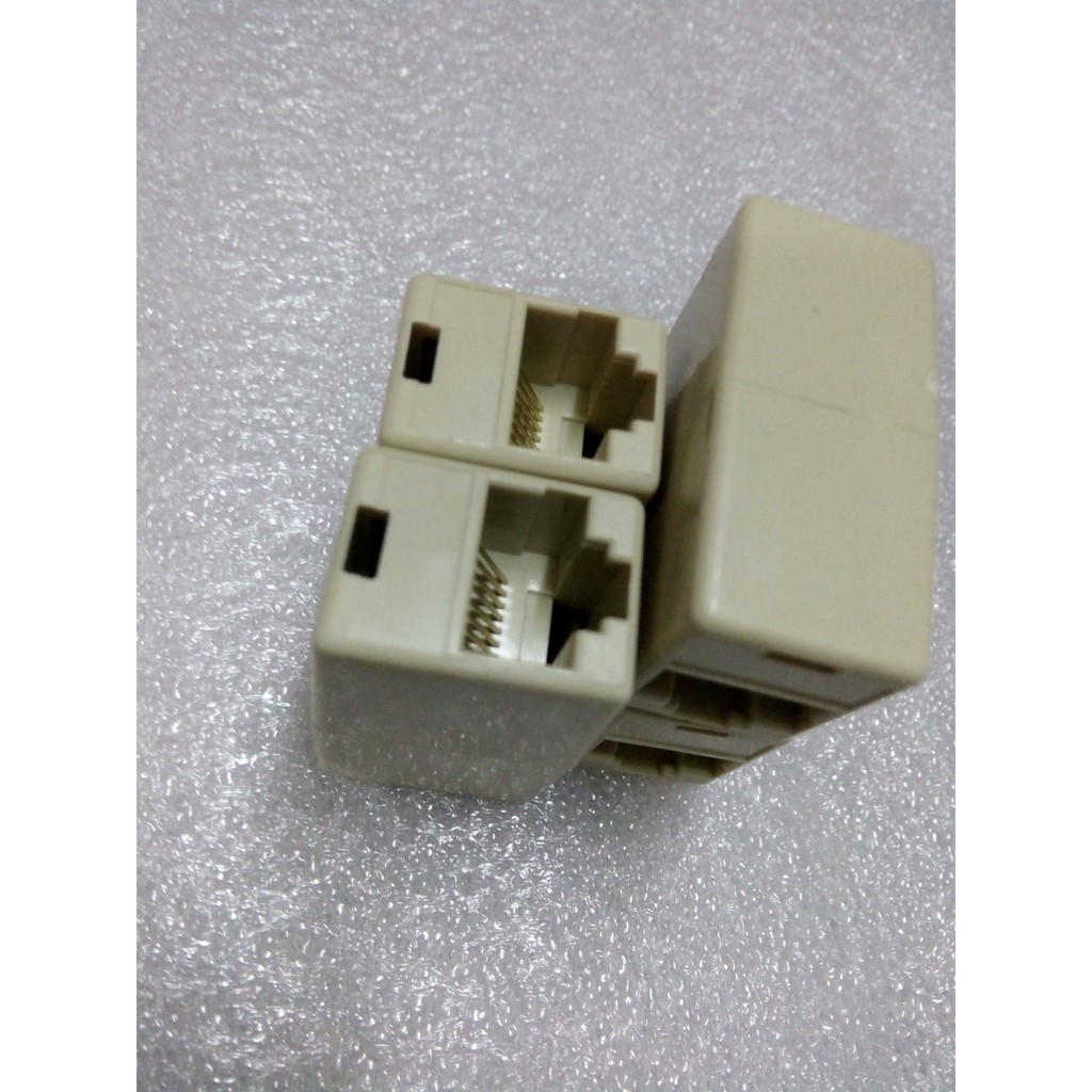 Đầu Nối Dài Trực Tiếp 2 Đầu Dây Cáp Mạng 4 lõi hoặc 8 lõi 1-1, Sử Dụng Khi Dây Cáp Bị Thiếu Hụt Khi Sử Dụng