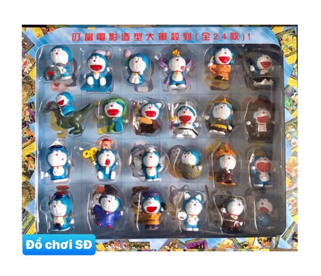 Mô hình doremon - hộp 24 con