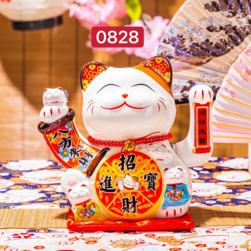 Mèo Thần Tài cao 20cm