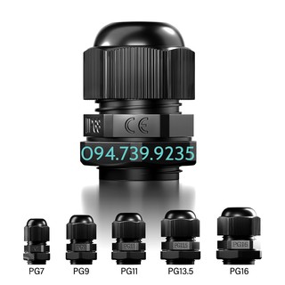 Ốc siết cáp đen PG 36