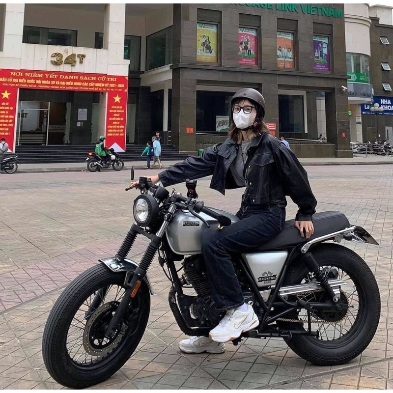 [Mã FAMARAL1 giảm 10K đơn 50K] Áo crt da kèm ảnh thật cận chất
