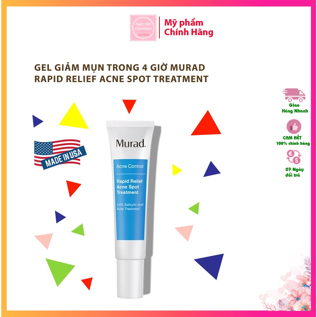 Gel giảm mụn 4 giờ Murad RAPID RELIEF ACNE SPOT TREATMENT 15ml | BigBuy360 - bigbuy360.vn