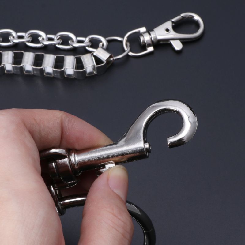 Dây Xích Bạc Đeo Thắt Lưng / Ví Phong Cách Punk Hip hop Cá Tính