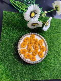Hoa bột cặp 2 cái NN