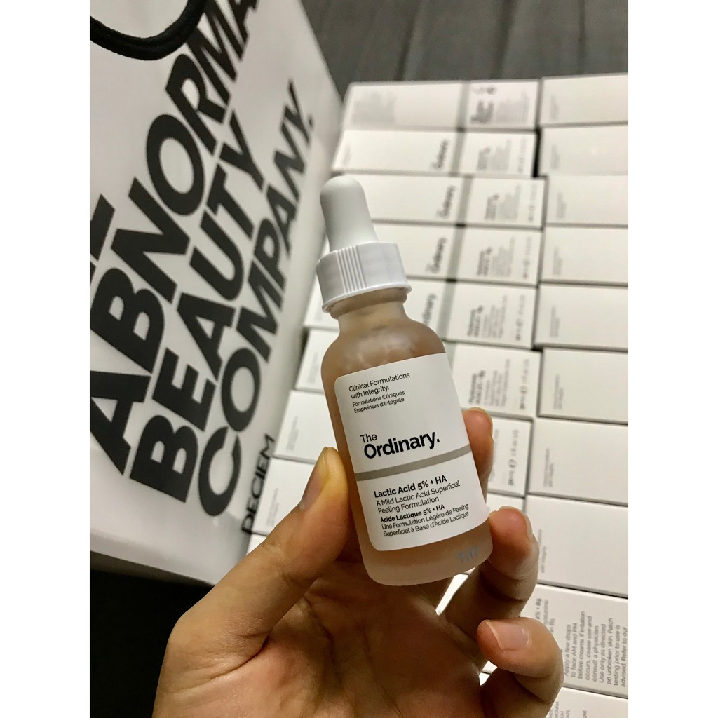 The Ordinary Lactic Acid 5% HA serum tẩy da chết hóa học, sáng da, đều màu da | BigBuy360 - bigbuy360.vn