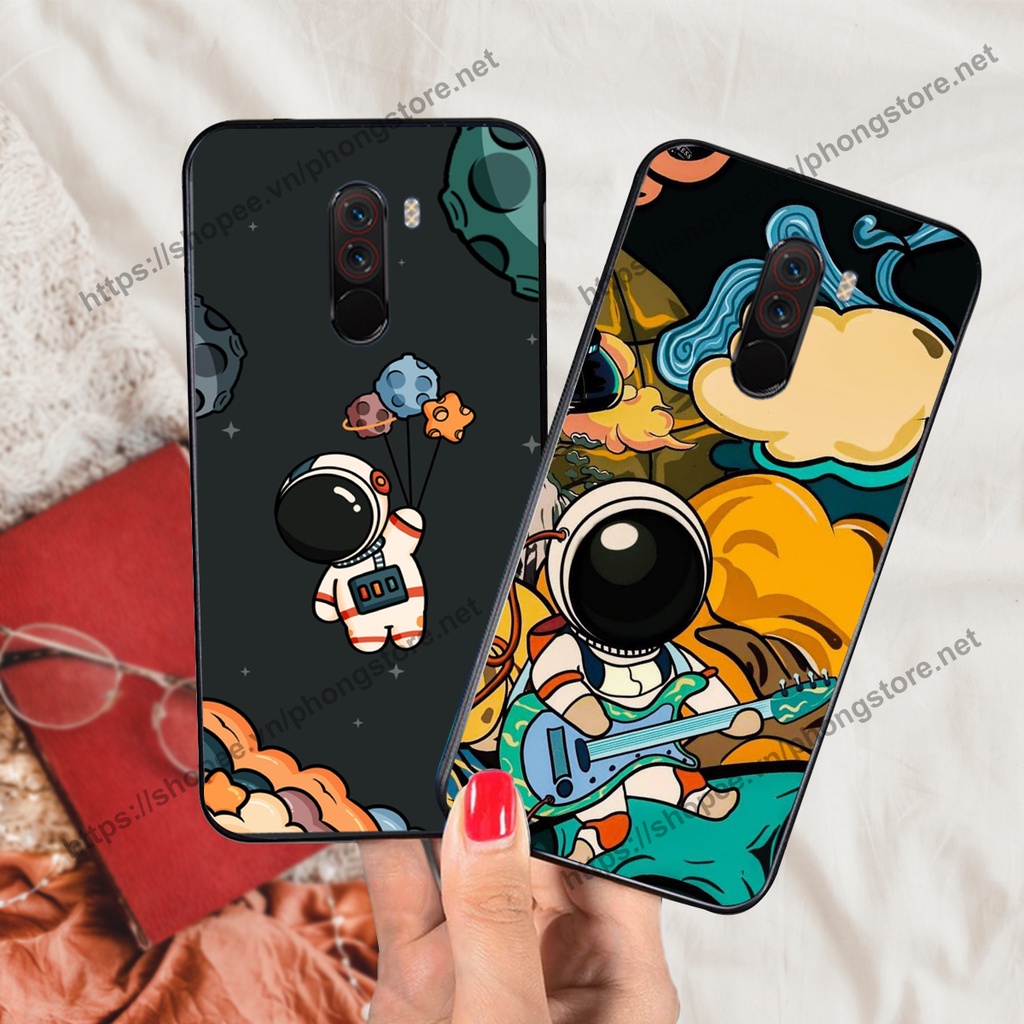 Ốp lưng Xiaomi Pocophone F1 vũ trụ phi hành gia cực hot siêu cute-rẻ-bền