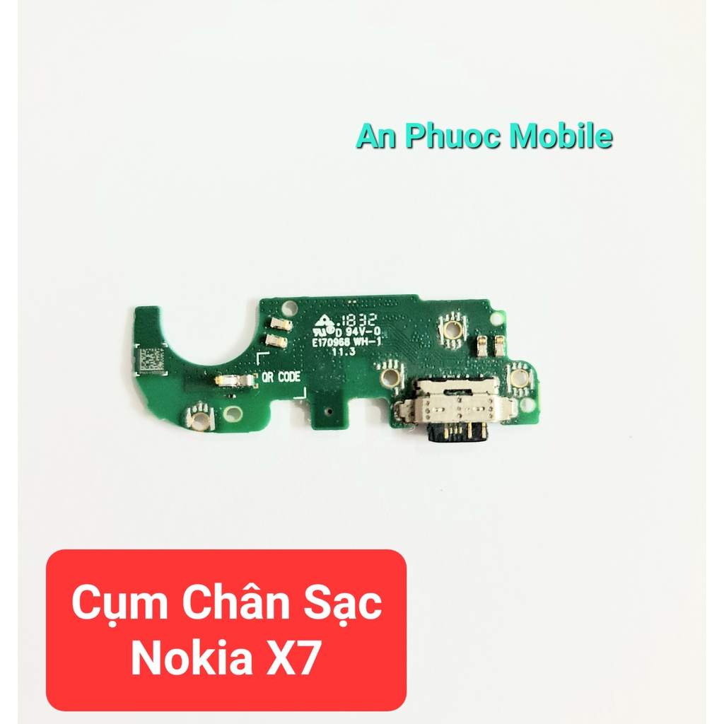 Cụm chân sạc Điện thoại Nokia X7 TA - 1131 hàng Zin tháo máy