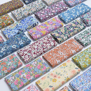 Cotton Nguyên Chất Poplin Hoa In Vải Số Lượng Cao Mùa Hè Phù Hợp Mỏng DIY Chắp Vá Trẻ Em Váy Vải