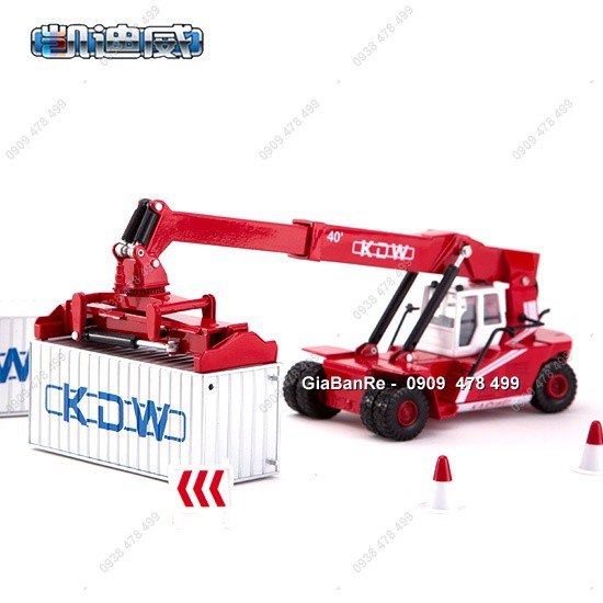 Mô Hình Kim Loại Xe Nâng Container Hạng Nặng Tỉ Lệ 1/50 - Kdw - 036