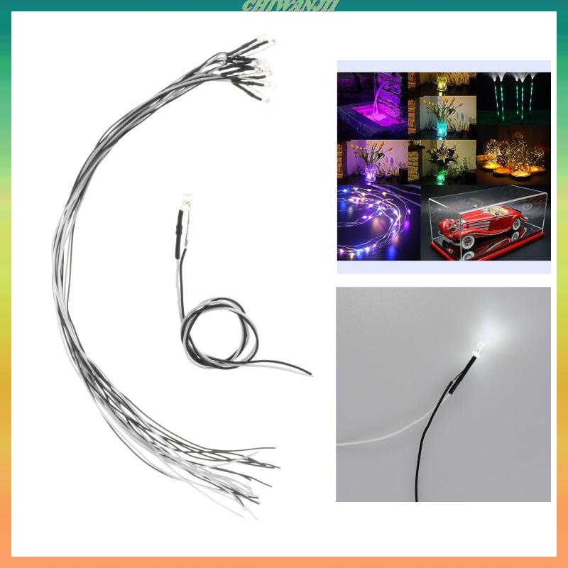 Set 10 Đi Ốt Đèn Led 6v Dài 11.8inch (30Cm) Dùng Để Trang Trí Mô Hình Đồ Chơi | BigBuy360 - bigbuy360.vn