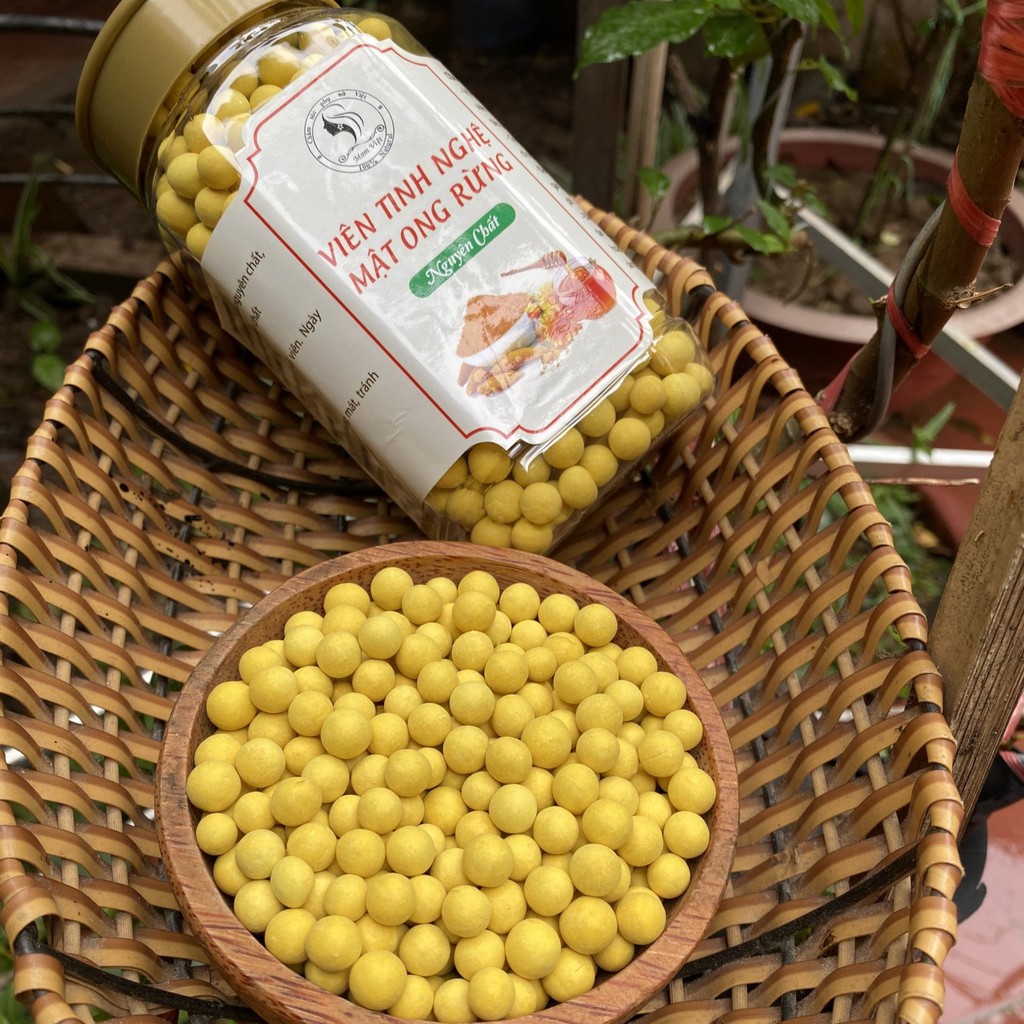 [ HANDMADE ] VIÊN NGHỆ MẬT ONG HŨ 500g