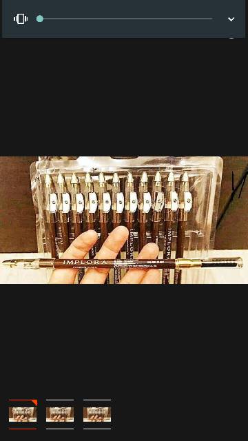 (Hàng Mới Về) Bộ 12 Chì Kẻ Lông Mày Implora Màu Nâu 1 Đầu Nhỏ | BigBuy360 - bigbuy360.vn