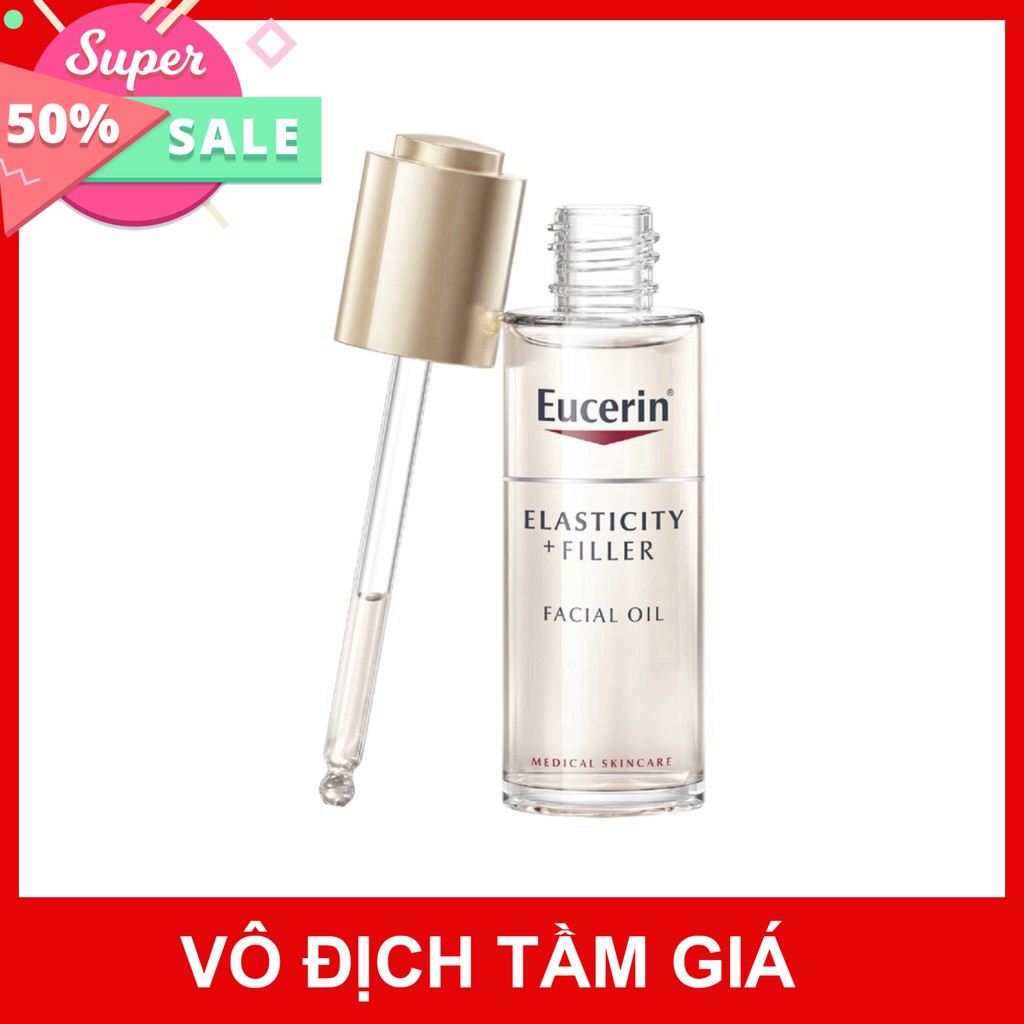 [CHÍNH HÃNG] Dầu dưỡng da ngăn ngừa lão hóa Eucerin Hyaluron Filler + Elasticity Oil 30ml - 87971