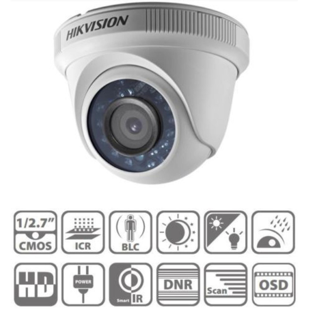Camera HD-TVI HikVision trong nhà DS-2CE56F1T-ITM 3MP bảo hành 2 năm hàng chính hãng 100%