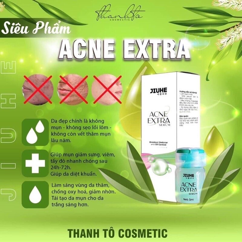 SERUM JIUHE ACNES NANO MỤN THANH TÔ CHÍNH HÃNG 100%
